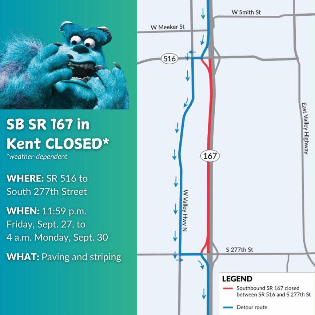 More freeway closures this weekend in South King County Kent Reporter