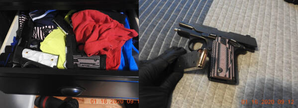Firearms found inside the Federal Way stash house. From court documents