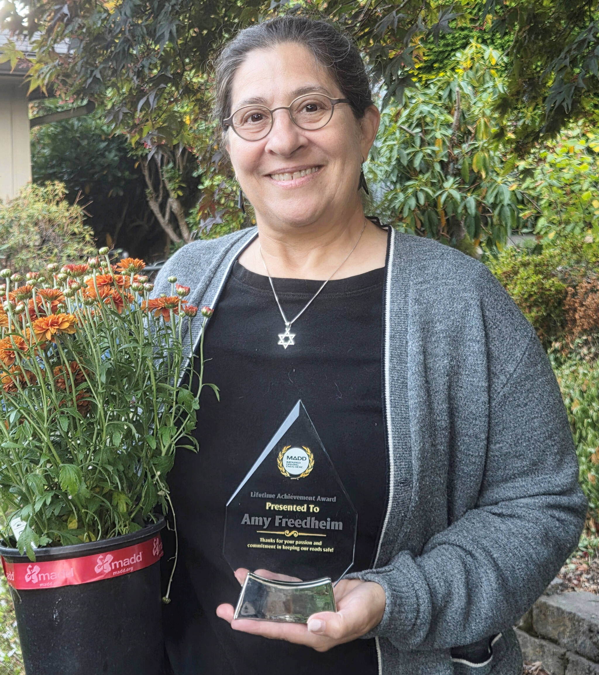 Amy Freedheim, senior deputy prosecuting attorney for the King County Prosecuting Attorney’s Office, recently received a lifetime achievement award from Mothers Against Drunk Driving. COURTESY PHOTO, King County