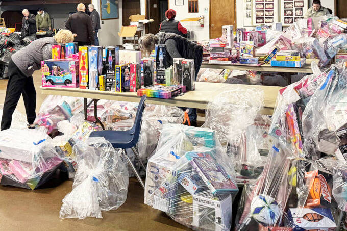 Kent-based Puget Sound Fire annual Toys for Joy program collected more than 6,000 toys and stocking suffers for about 1,500 children during its 2024 holiday drive. COURTESY FILE PHOTO, Puget Sound Fire