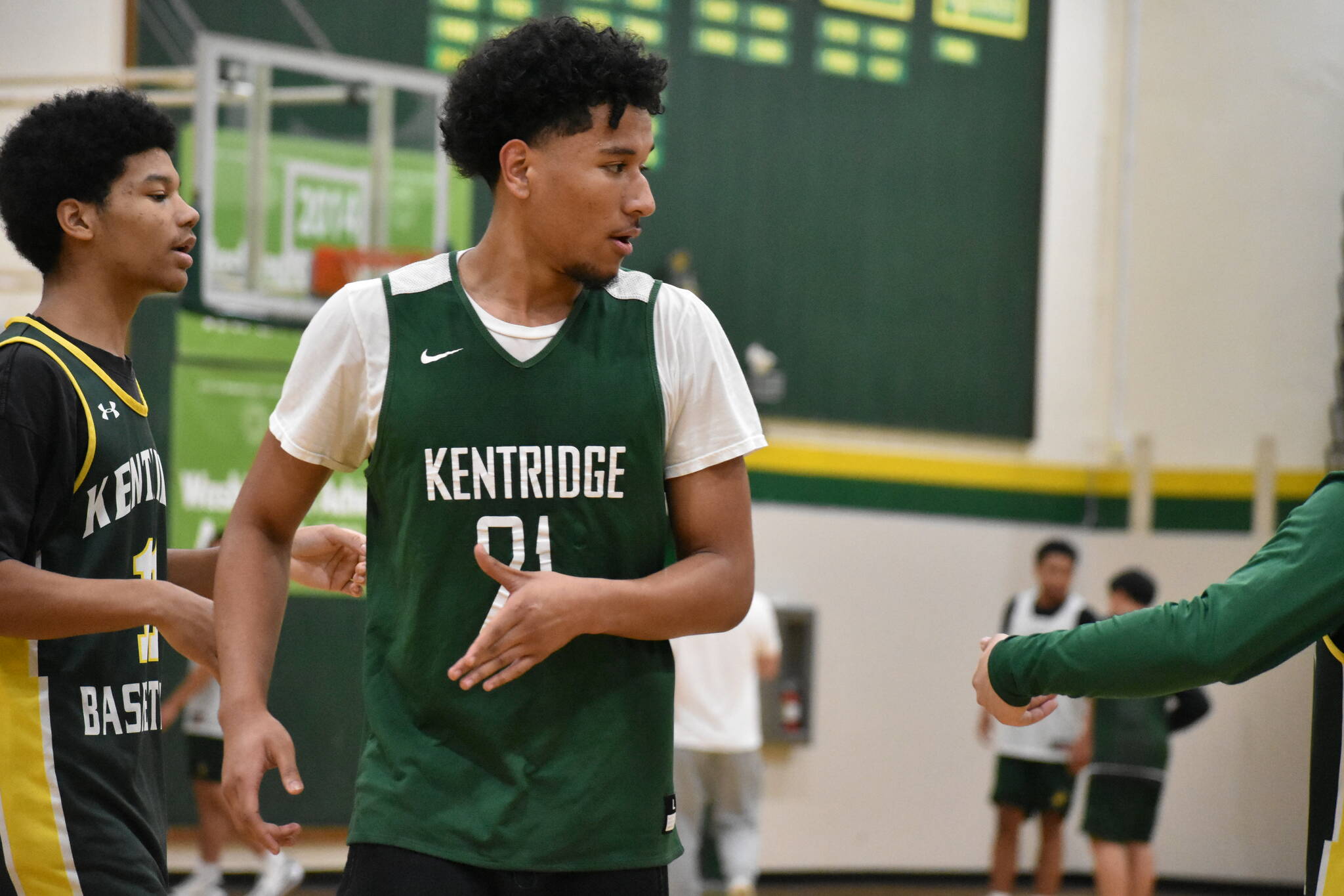 Giovanni Moimoi during Kentridge practice. Photos by Ben Ray / The Reporter