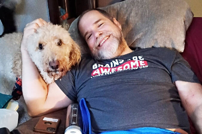 Galen Morris suffered serious injuries in a hit-and-run crash Nov. 23 while riding his motorcycle in Kent. COURTESY PHOTO, GoFundMe