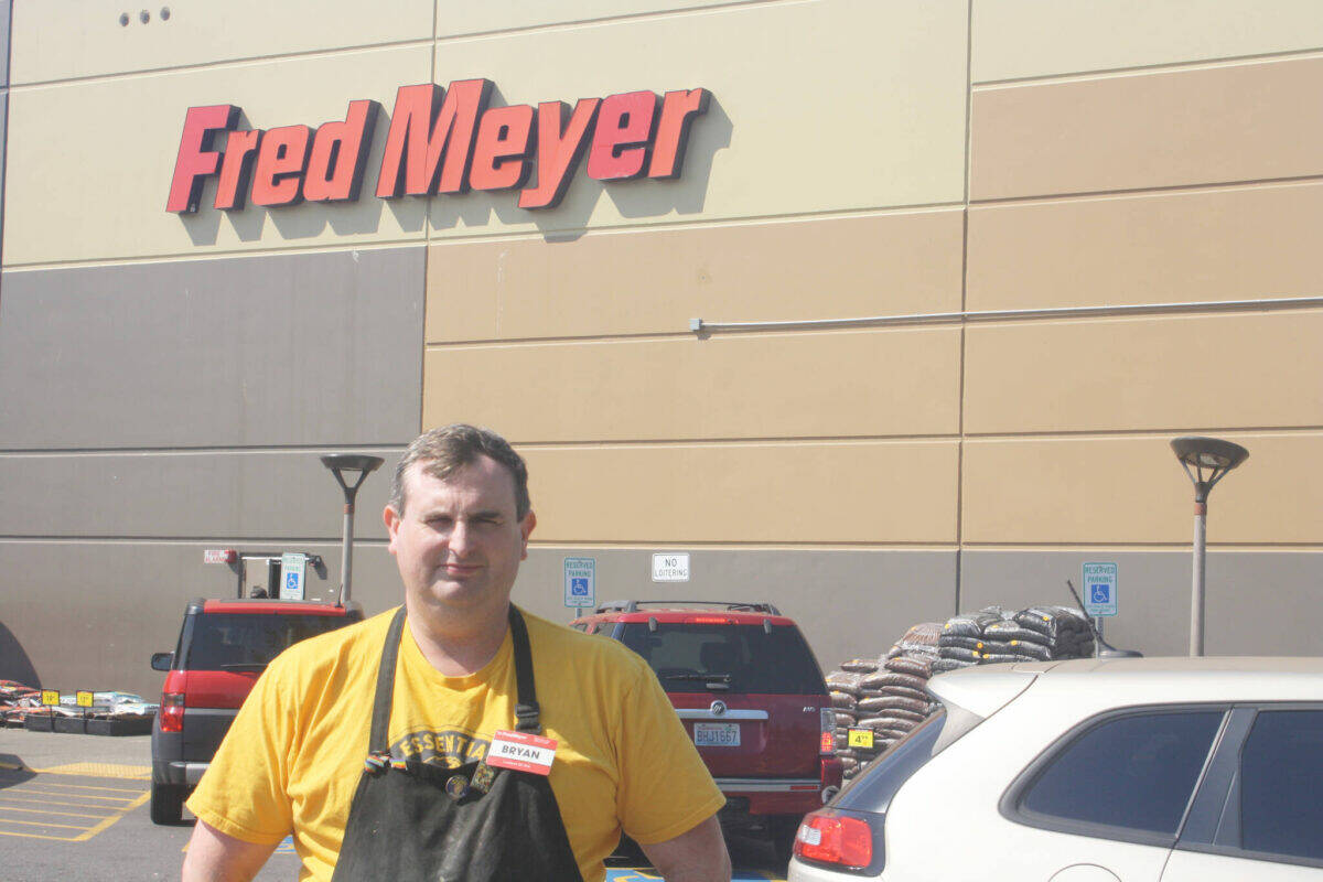 Brian Gilderoy worked 15 years as a produce clerk at the Kent East Hill Fred Meyer, which closed in October. FILE PHOTO, Kent Reporter