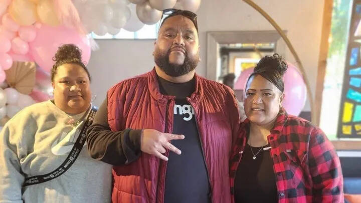 Courtesy of GoFundMe.
Evan Potifara with others.