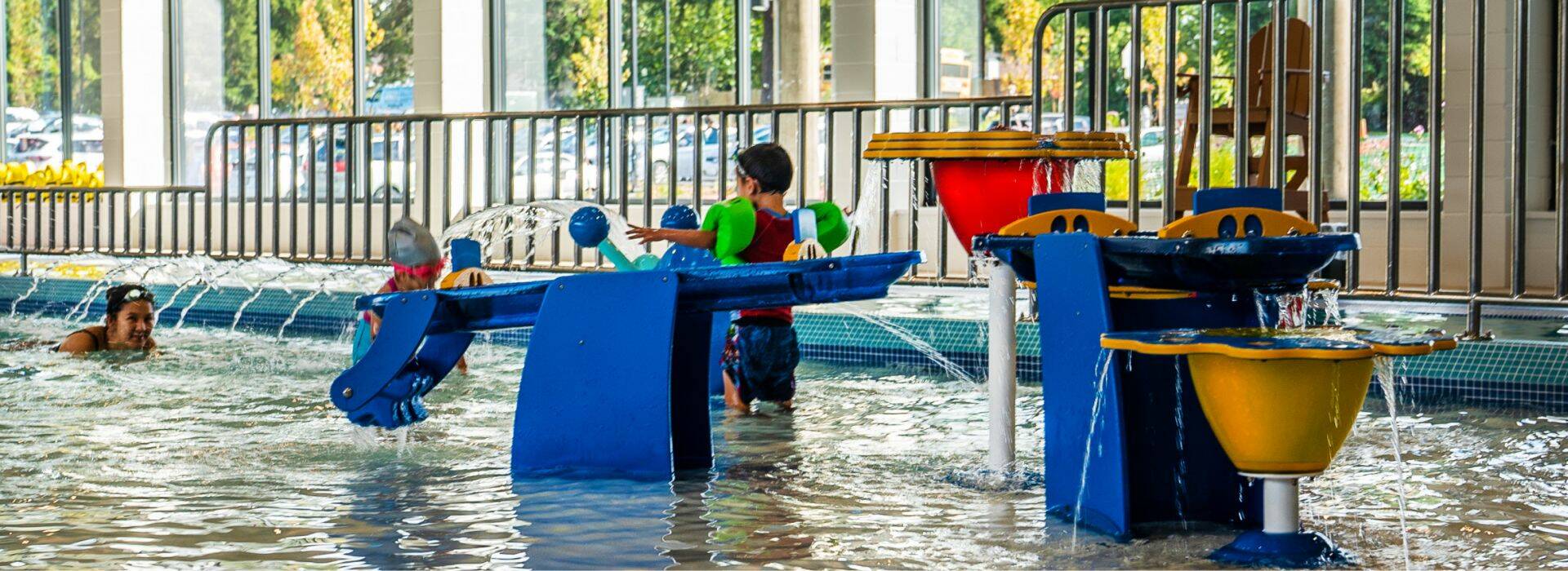 People enjoy the pool at the Kent YMCA, 10828 SE 248th St., on the East Hill. COURTESY PHOTO, YMCA