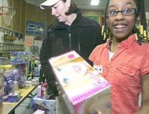 Neely O'Brien fifth grader Deandra Scott