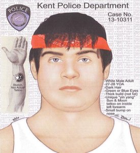 This suspect wanted in a bold attack against a victim has distinguished characteristics.