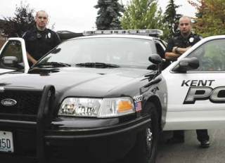Kent Police Officers Jeff Kluzak