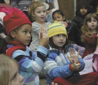 Before the tree lighting festivities at last year’s Winterfest