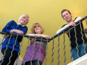 Stylists Heather Peterson and Kelsey Campbell