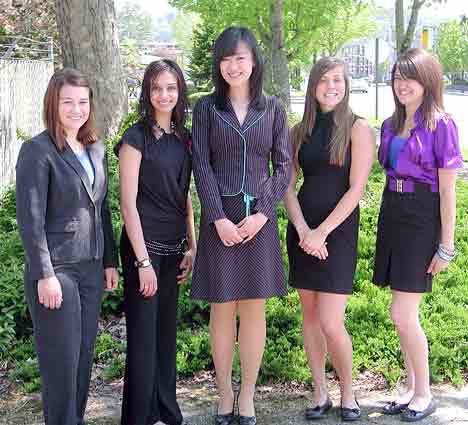 The 2009 Miss Cornucopia Court is
