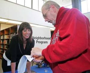 Neighborhood Program Coordinator Toni Azzola
