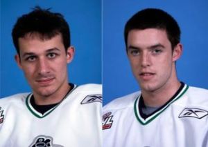 Seattle Thunderbirds players Jim O'Brien
