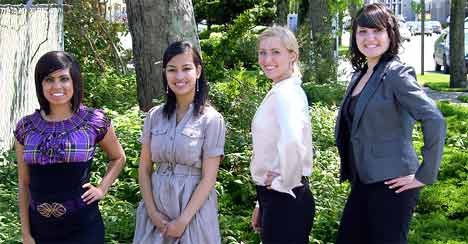 Four young women are vying for the Miss Cornucopia title this year. They are