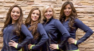 Off to the big game: from left