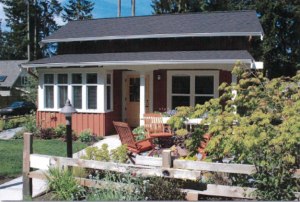 Cottage houses similar to this one are planned for the Blueberry Cottages development on the East Hill of Kent.