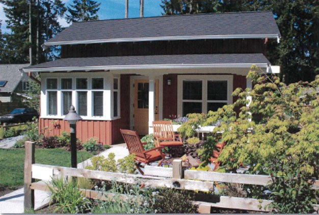Cottage houses similar to this one are planned for the Blueberry Cottages development on the East Hill of Kent.
