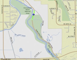 King County crews will close a portion of Green River Road South at 7 a.m. Aug. 14 to make temporary repairs to the roadway. A washout from flooding last spring damaged the roadway.