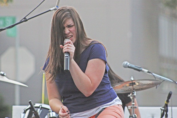 Maddie Massagli of the Kent rock band