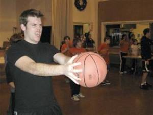 'High School Musical' Alex Randall practices for his role as Troy Bolton in the Hi-Liners Downstage Center production of Disney's 'High School Musical.' The show runs Jan. 9 through 11 at Carco Theater