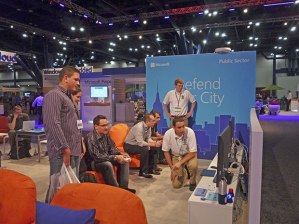 Kentwood students Zachary Nawar and Evan Brossard show off their game