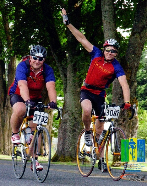 Longtime friends Gil Morey