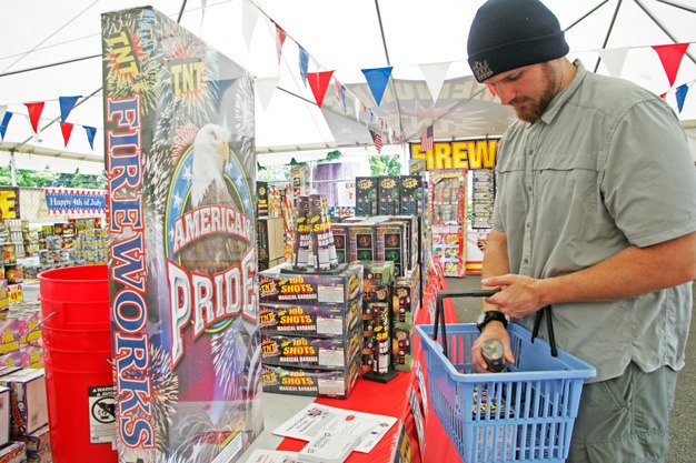 Jeff Thingan picks out a few fireworks