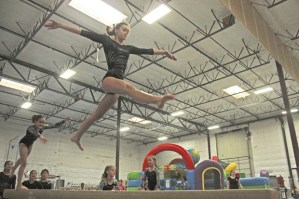 Balancing act: Brianna Tinnel