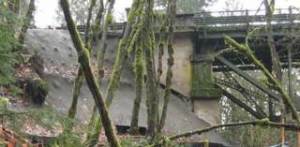 The state Department of Transportation sprayed concrete over soil nails last summer to try to control the unstable soils beneath the Green River Bridge piers on State Route 169. However