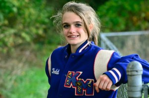 Kent-Meridian High freshman sensation Olivia Baerny