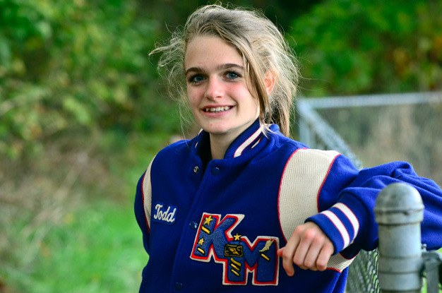 Kent-Meridian High freshman sensation Olivia Baerny