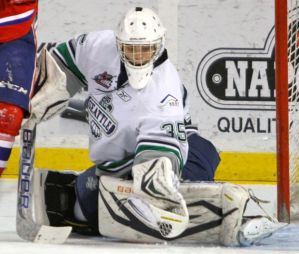 Thunderbirds goaltender Taran Kozun is coming off a solid season.