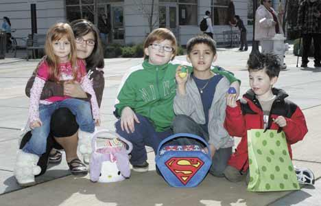 Kent Station celebrated Easter with an egg hunt