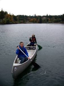 Pine Tree Hill elementary sixth-graders learned about the environment by doing outdoor activities.