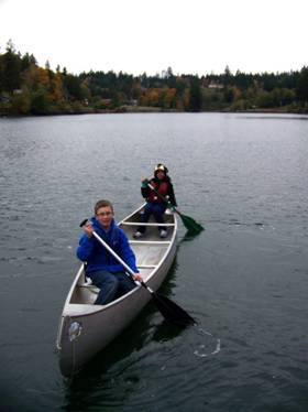 Pine Tree Hill elementary sixth-graders learned about the environment by doing outdoor activities.