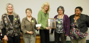 From left are: Sandra Petschek