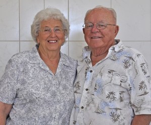 June and Ken Iverson enjoyed a happy