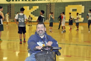 David Lee volunteers as a statistician for the  Kentridge High boys basketball team. He’s helped the team out for nearly 40 years.