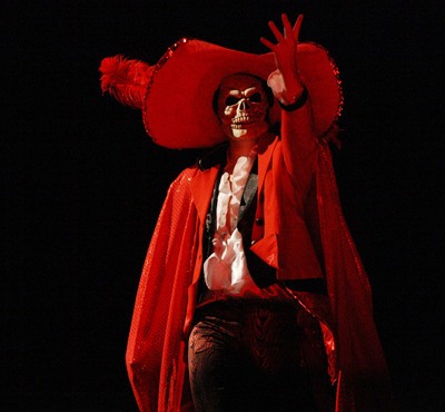 Jacob Axelson plays the Phantom in the Kentlake High School production of “The Phantom of the Opera.” The production runs April 14-16