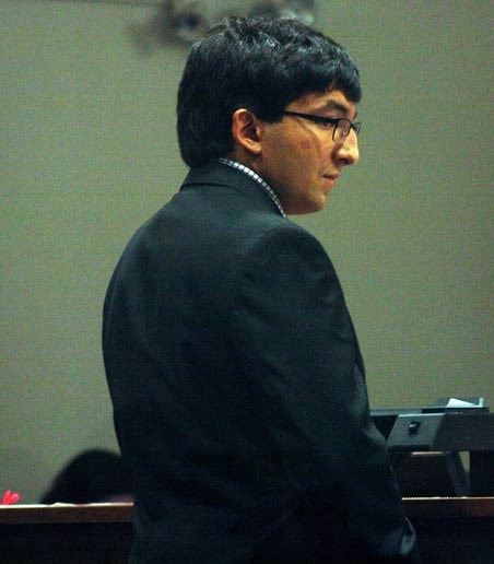 Tyler Reber pleads not guilty on Thursday in Kent to reckless driving in connection with the March 31 death of a fellow student at Kent-Meridian High School.