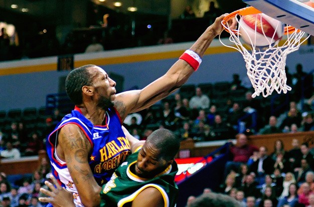 'Airport' and the rest of the Harlem Globetrotters perform Feb. 23 at Kent's ShoWare Center.