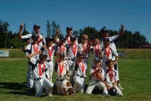 The 10U Bulldogs baseball team