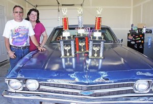 Kenny and Sandi O’Keefe have recovered from a February fire that destroyed their garage and most everything in it