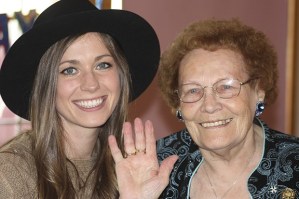 Sissi Longthorpe with her granddaughter