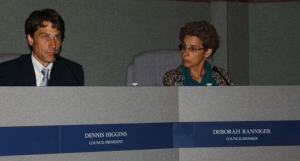 Kent Council President Dennis Higgins and Councilwoman Deborah Ranniger each voted to adopt the 2013-14 city budget. The Council passed the budget on a 4-3 vote.