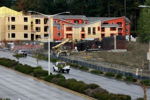 Construction work continues in Kent on the 261-unit Grandview Apartments on 11 acres along Veterans Drive (South 228th Street)