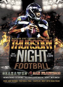 Come to a Seahawks tailgate party on Thursday