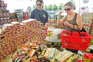 Fireworks go on sale starting Sunday