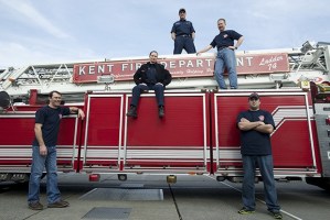 Poised and ready: From left