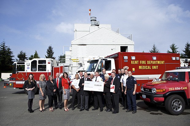 Fireman's Fund Insurance Company recently gave $5
